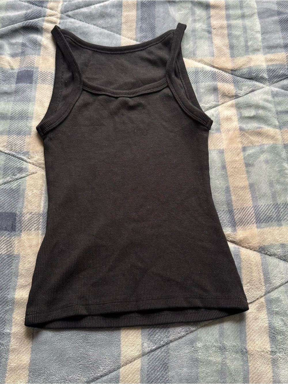 Zara Halter Ribbed Top - Picture 5 of 11